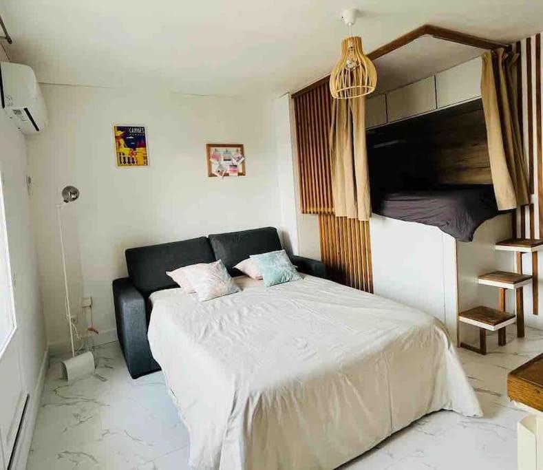 Charmant Studio Pour 3 Personnes Vallauris Exterior photo